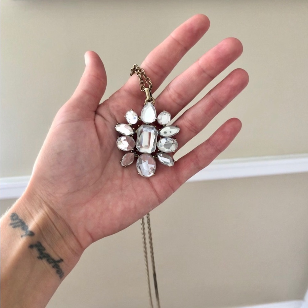 J Crew Drop Pendant Necklace